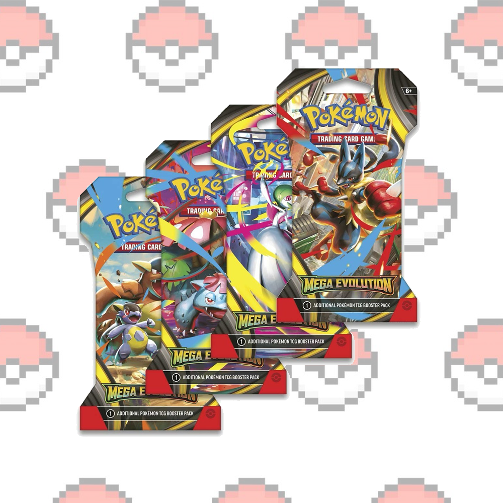 Mega Evolutions Sleeved Packs