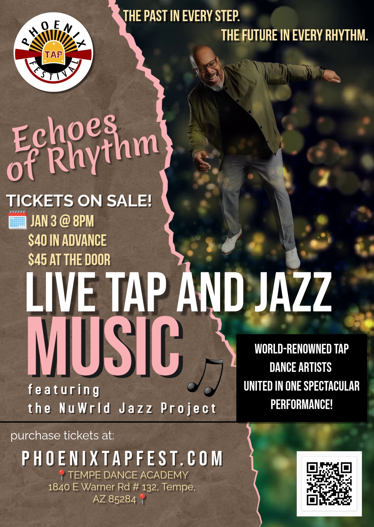 Echoes In Rhythm — An evening of world class tap dance and live music