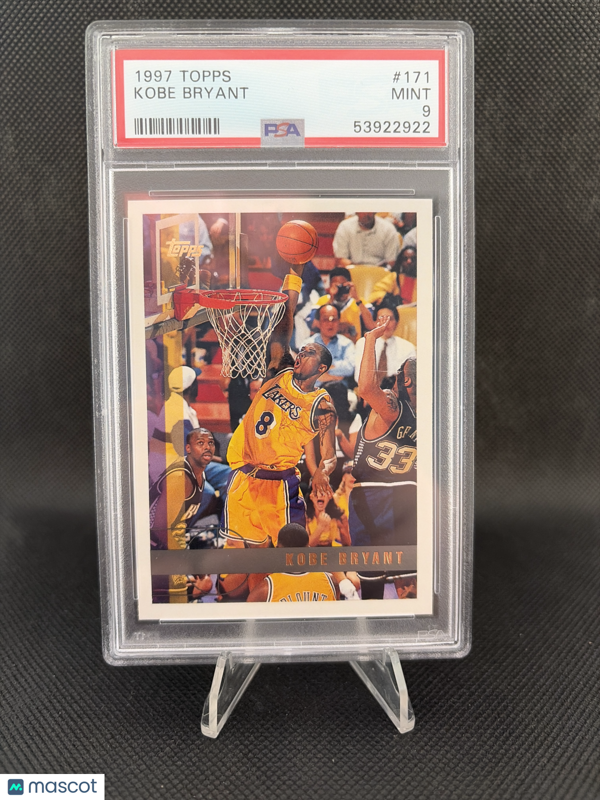 1997 Topps Kobe Bryant #171 PSA 9