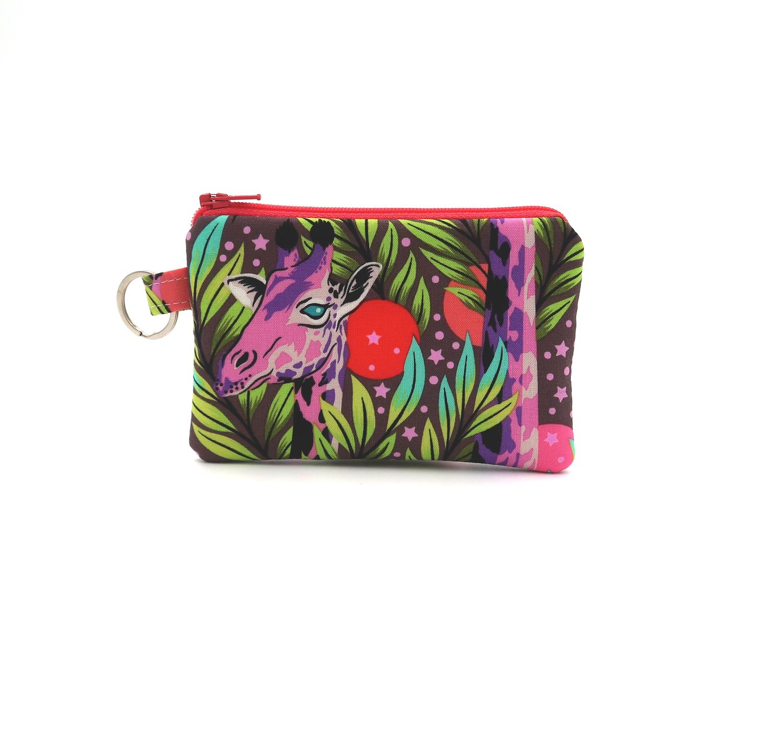 Keychain Pouch – Tula Pink Lion or Giraffes, Giraffe