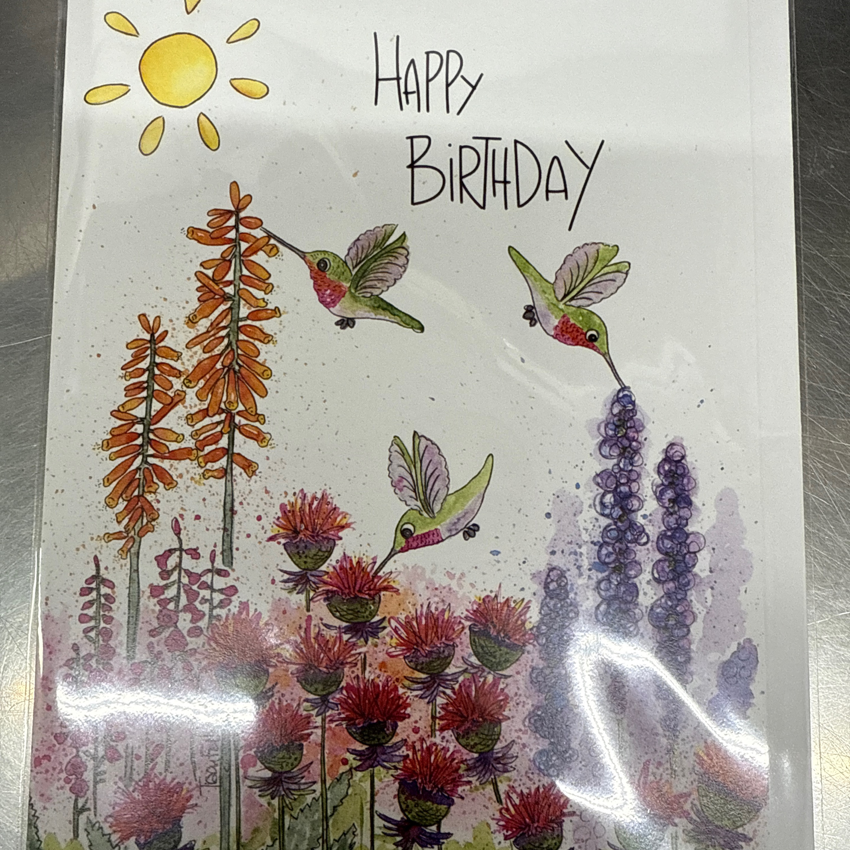 Bday Hummingbird Garden