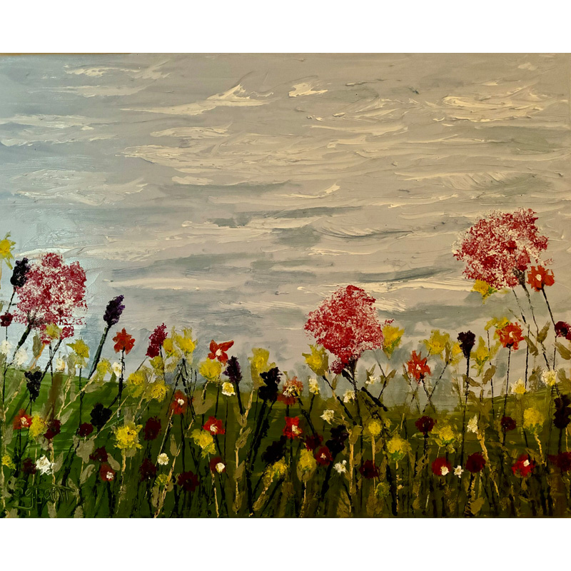 Summer Flowers (16" x 20")