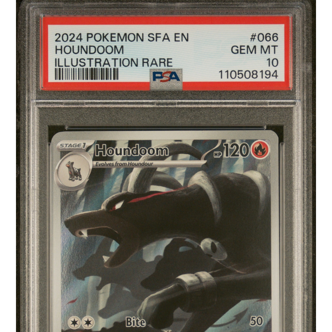 Psa 10 Houndoom IR Gradef Card