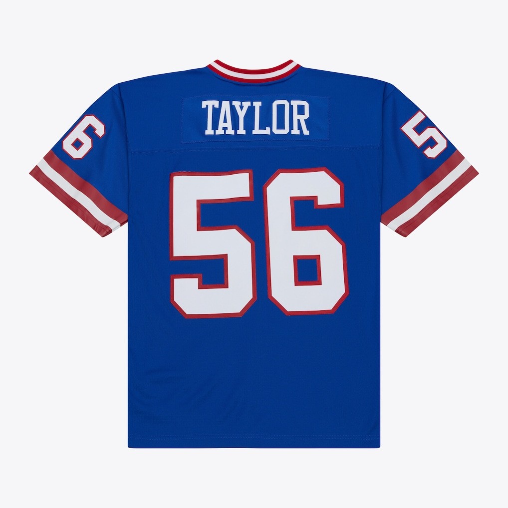 New York Giants 1986 Lawrence Taylor Mitchell and Ness Blue Jersey