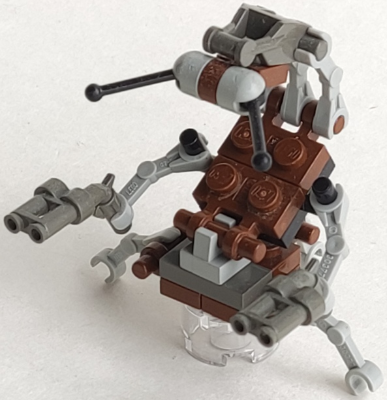 sw0063 Droideka (Destroyer Droid) - Brown, Light Gray, and Dark Gray