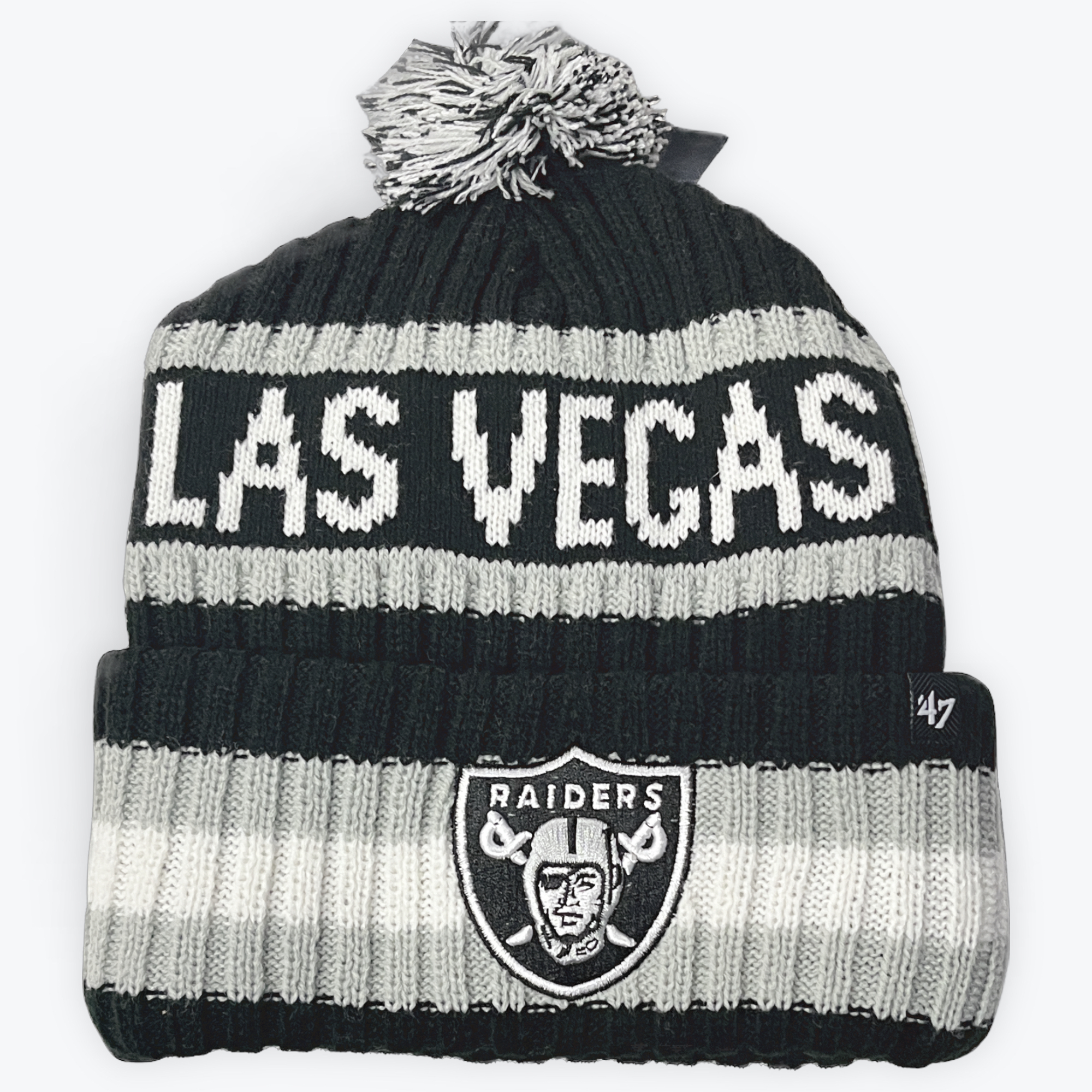 Las Vegas Raiders '47Brand Pom Beanie