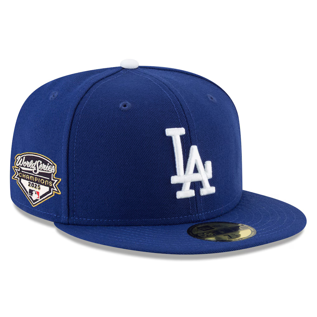 Los Angeles Dodgers 2025 World Series Champions New Era 59FIFTY Fitted Hat