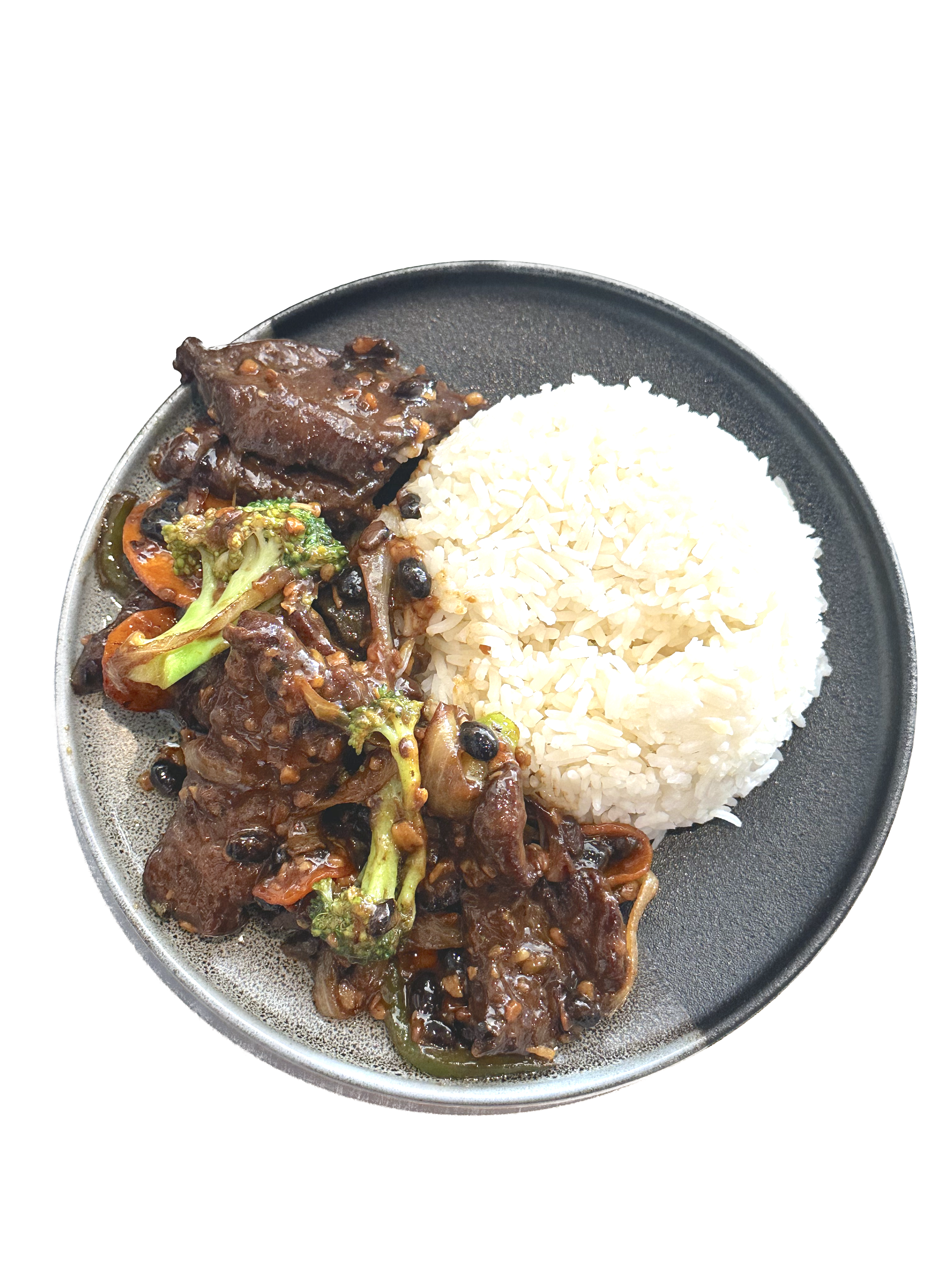 Black Bean Beef & Rice