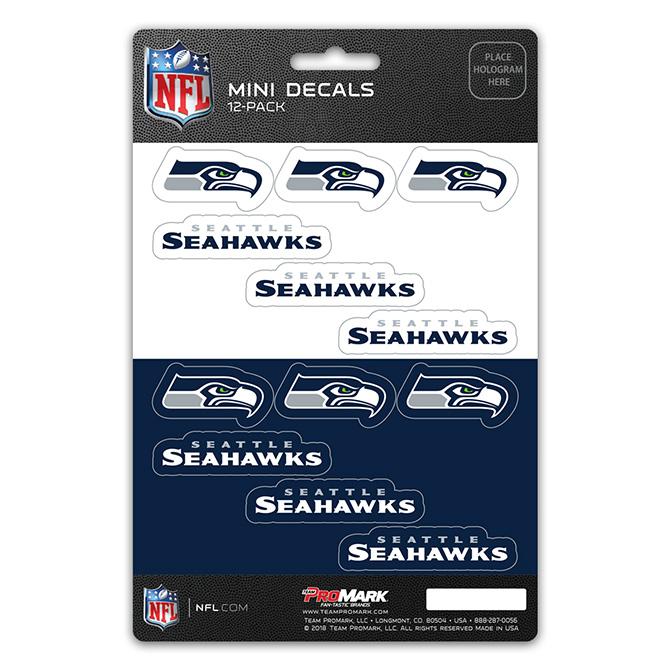 Seattle Seahawks Mini Decals 12pk Set