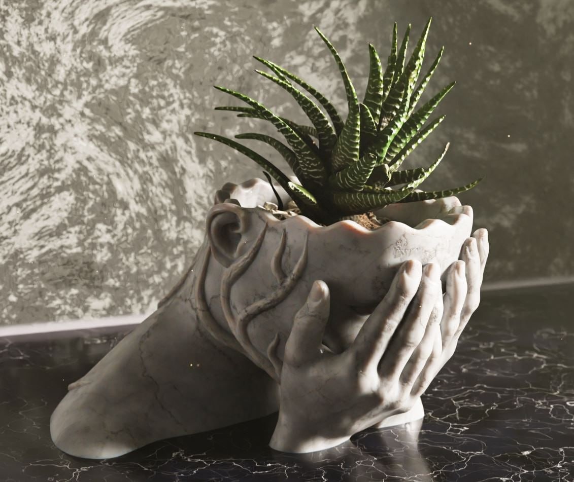 The Sad Woman Vase features a unique design that blends expressive art with high-quality craftsmanship, making it both a functional vase and a striking decorative piece. Perfect for adding a touch of creativity to any space.