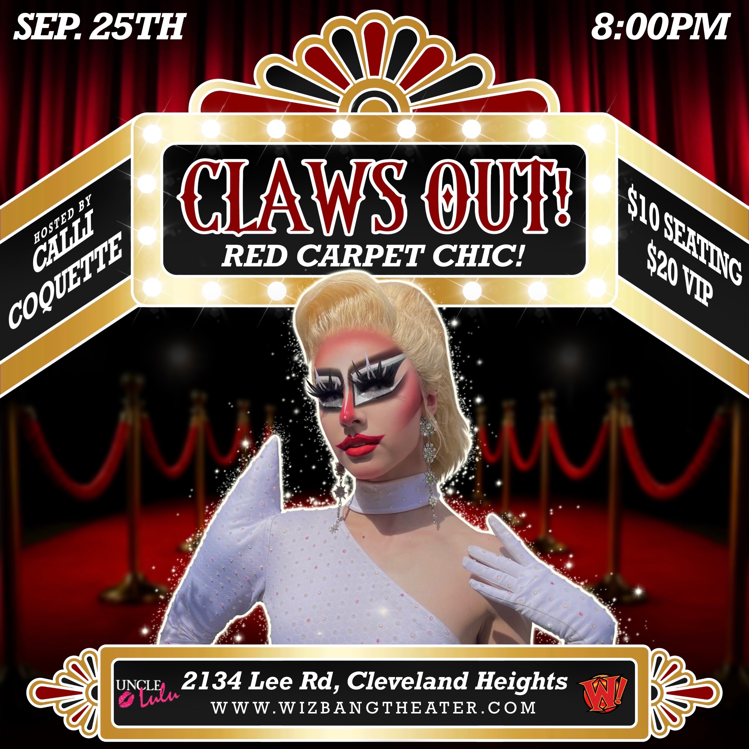 September 25th Claws Out! Red Carpet Chic