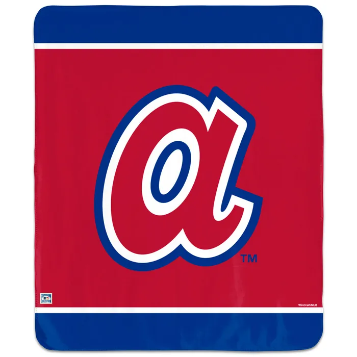 Atlanta Braves Cooperstown Collection Winning Image Blanket 50x60"