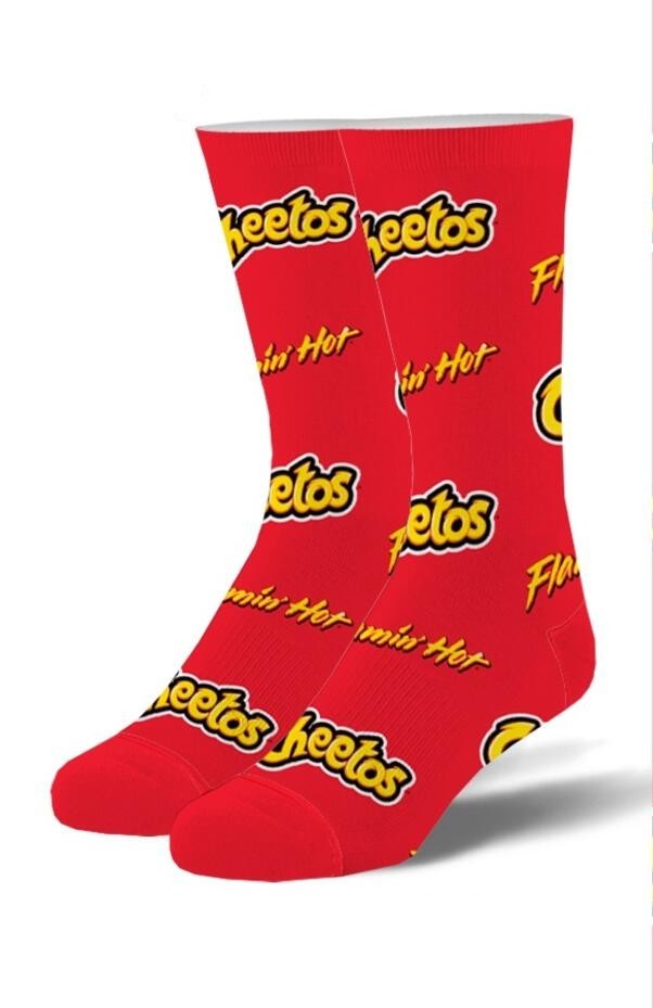 Flamin Hot Cheetos Socks