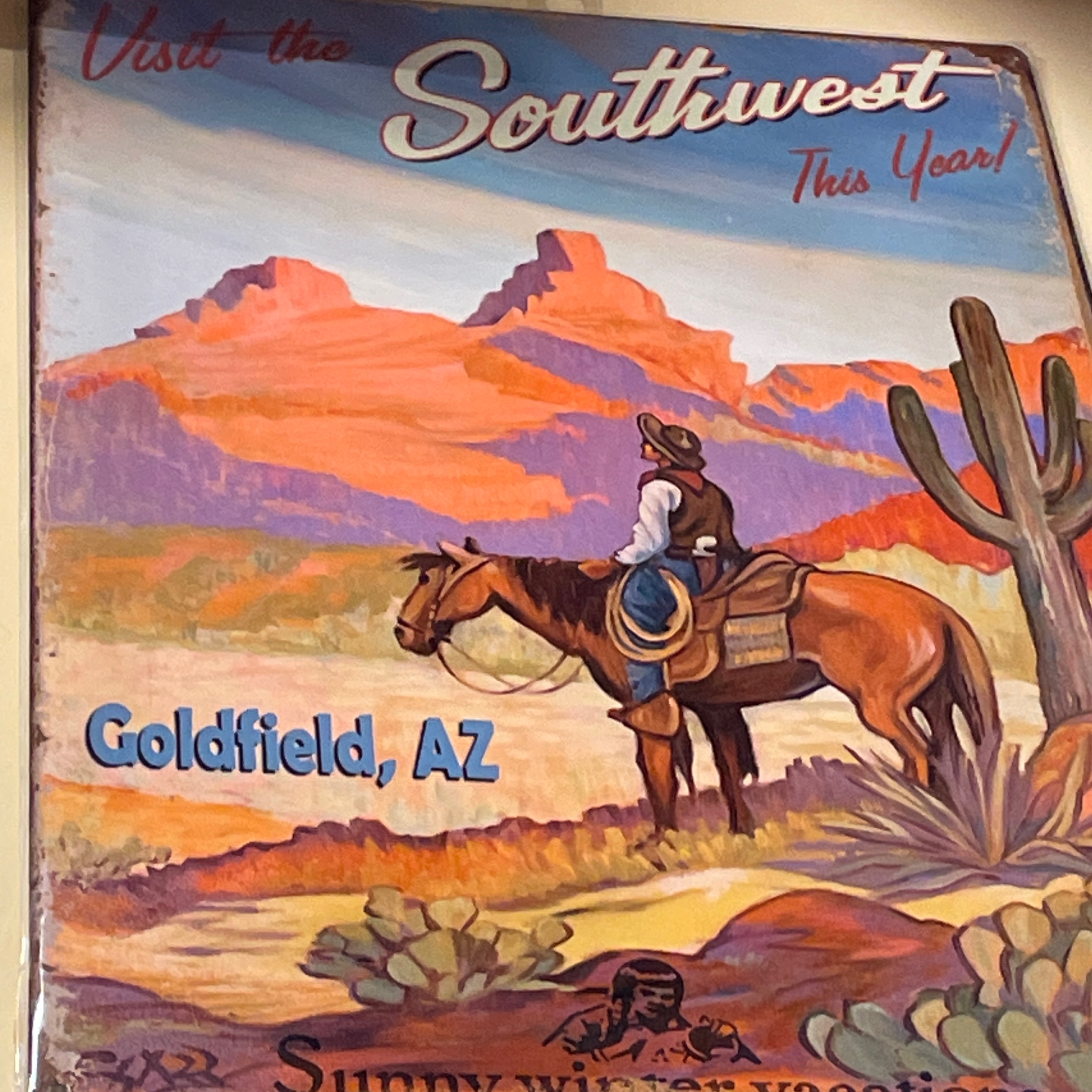 12 x 16 Custom Visit the Southwest - Goldfield AZ