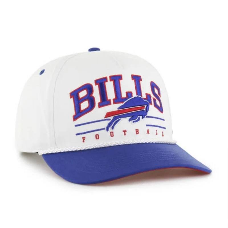 Buffalo Bills White Roscoe TT '47Brand Hitch Snapback Hat