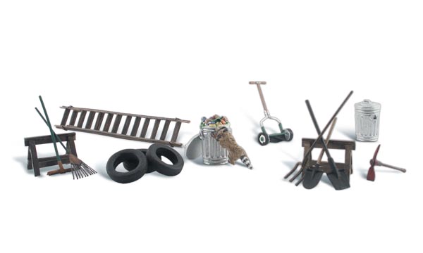 Woodland Scenics Garage Treasures HO scale