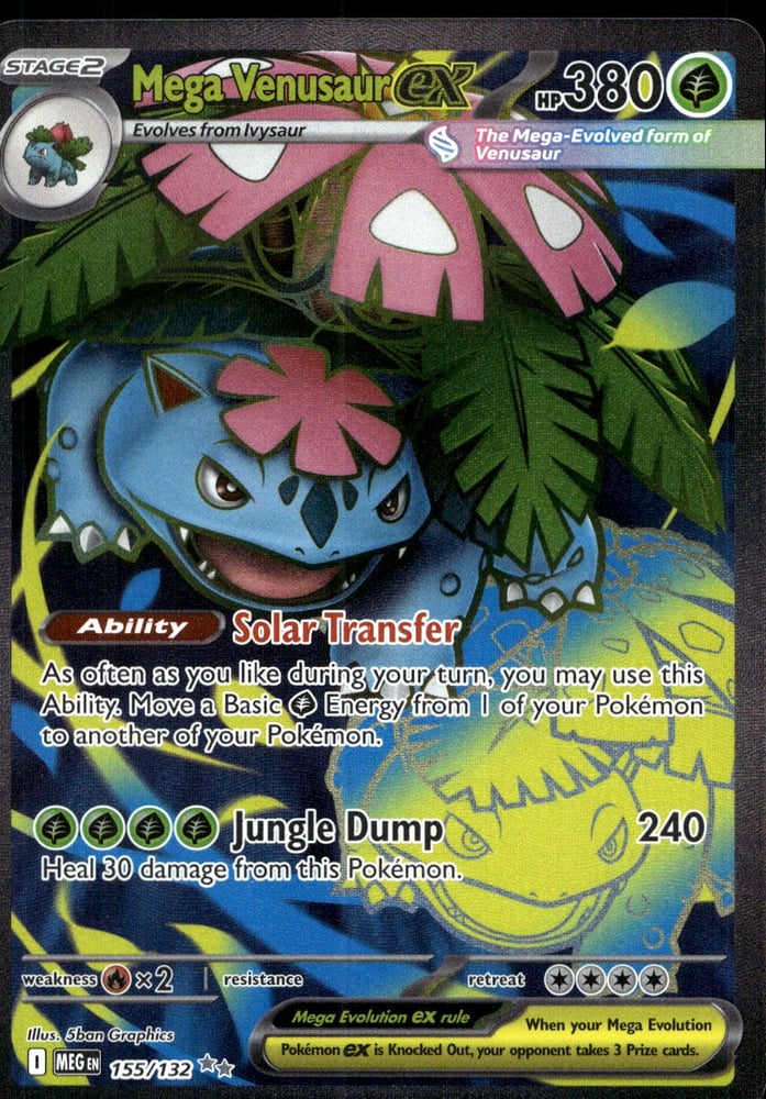 Mega Venusaur ex - ME01 155/132