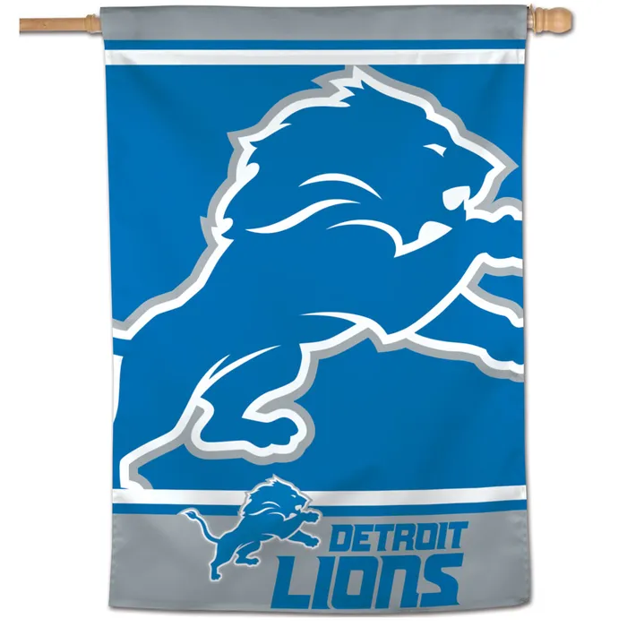 Detroit Lions Mega Vertical House Flag 28x40"