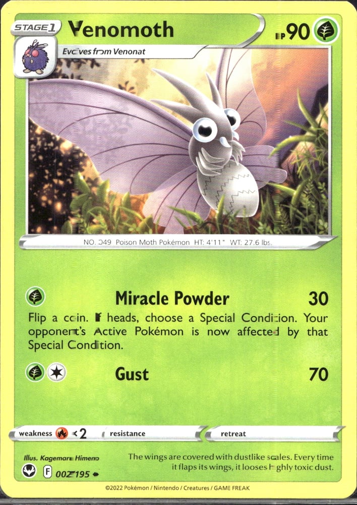 Venomoth - SWSH12 2/195