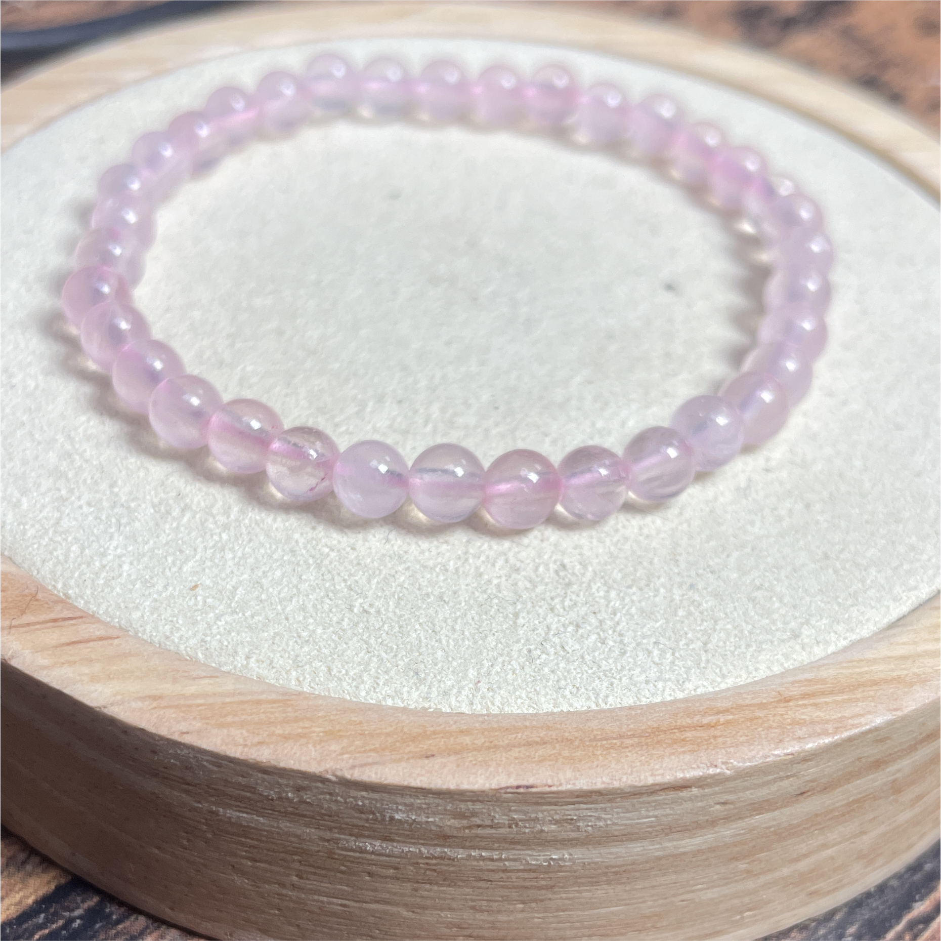 Bracelet Quartz rose taille enfant — stock Valence