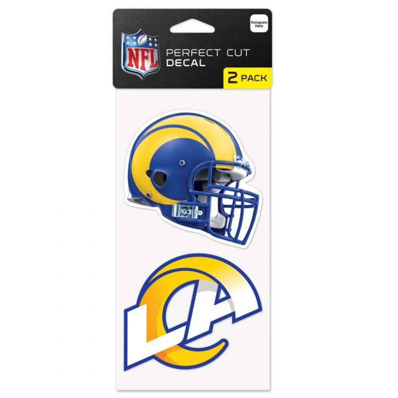 Los Angeles Rams Die Cut Decals 2 Pack