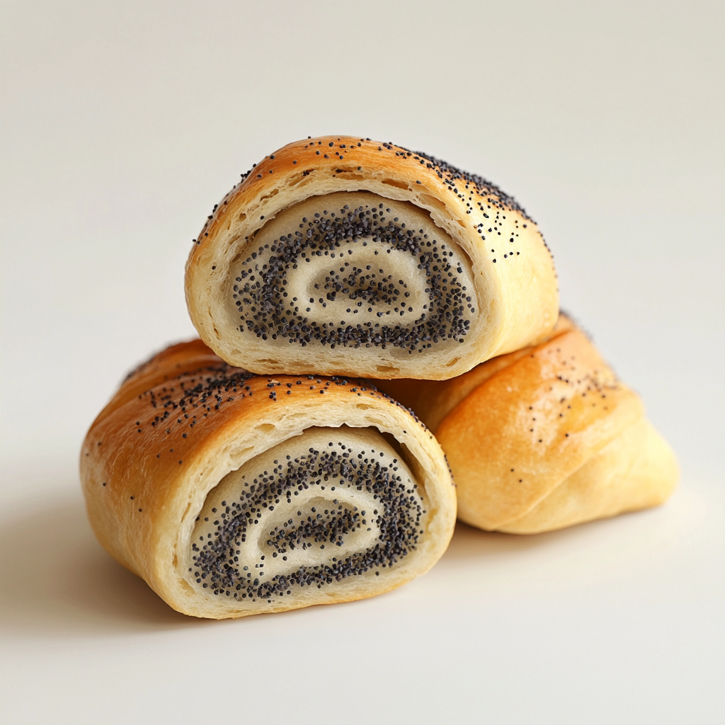 Poppy Seed Kolache Rolls