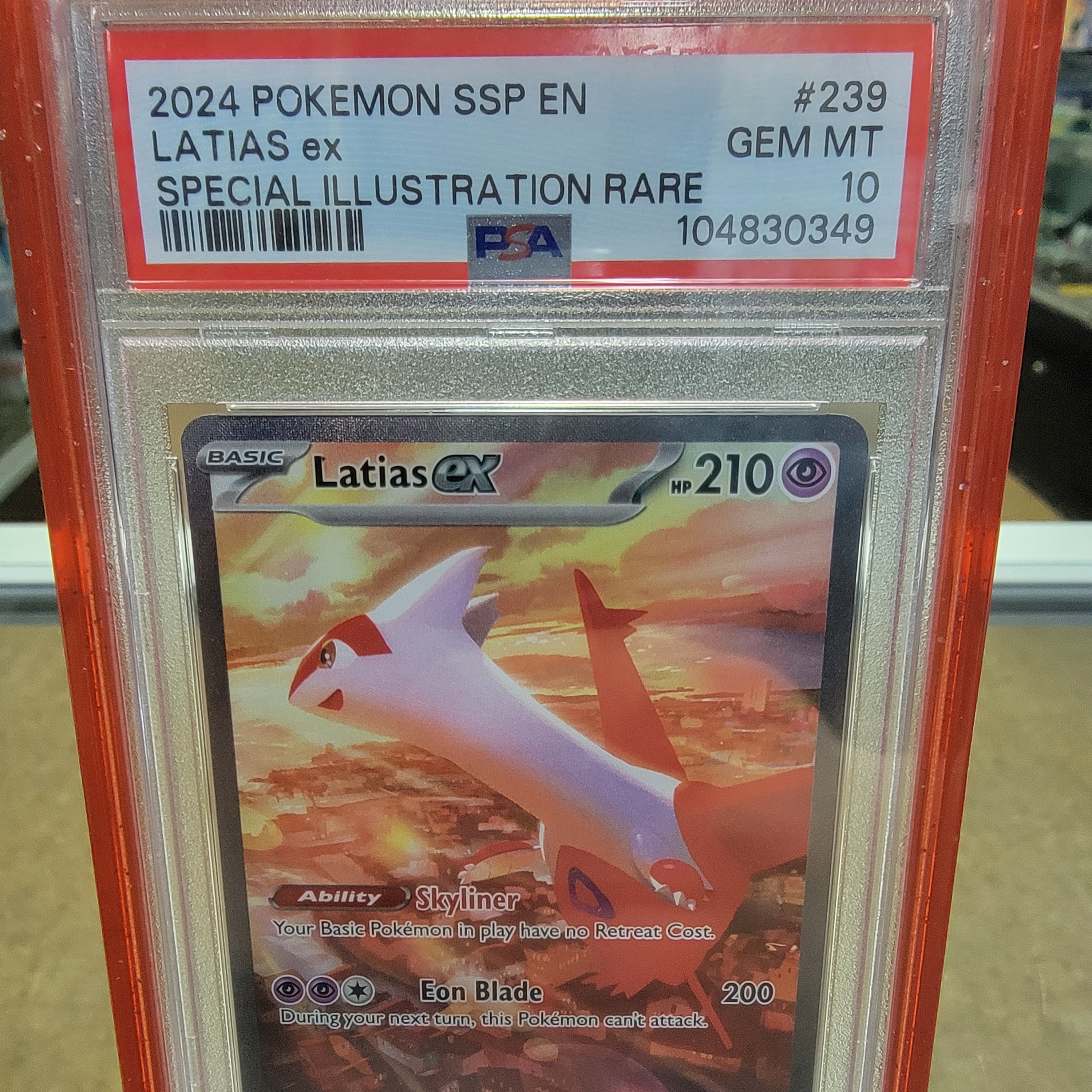 Psa 10 Latias SIR Graded Card