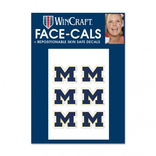 Michigan Wolverines Face Cals Tattoos