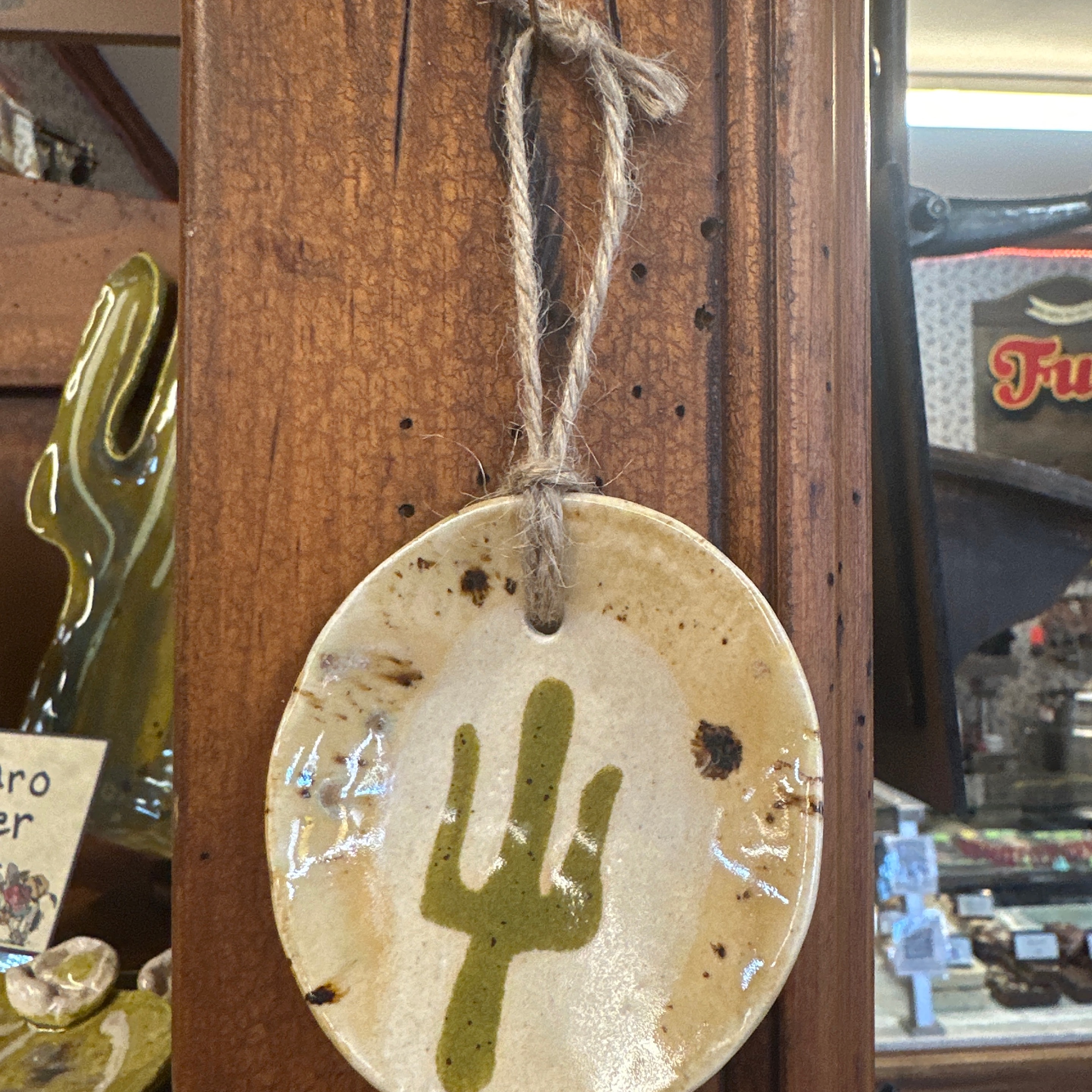 Saguaro Oval Ornament