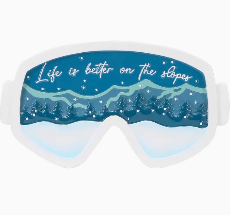 Ski Goggles Life is Better on the Slopes Ornament