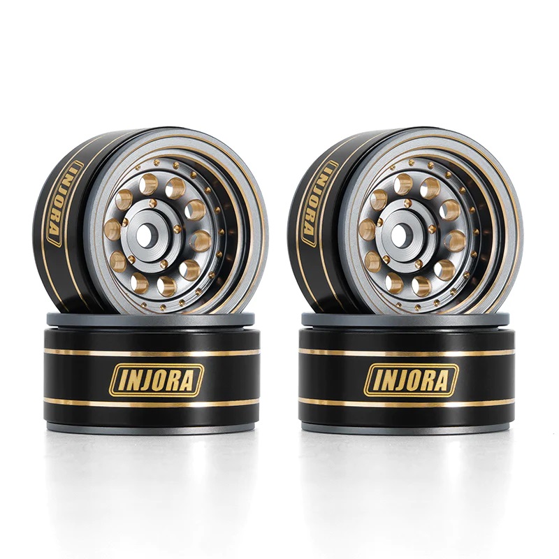 1.0 39g/Pcs Brass Wheels Offset 3.15mm For 1/24 1/18 RC Crawler