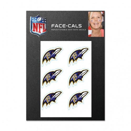 Baltimore Ravens Face Cals Tattoos