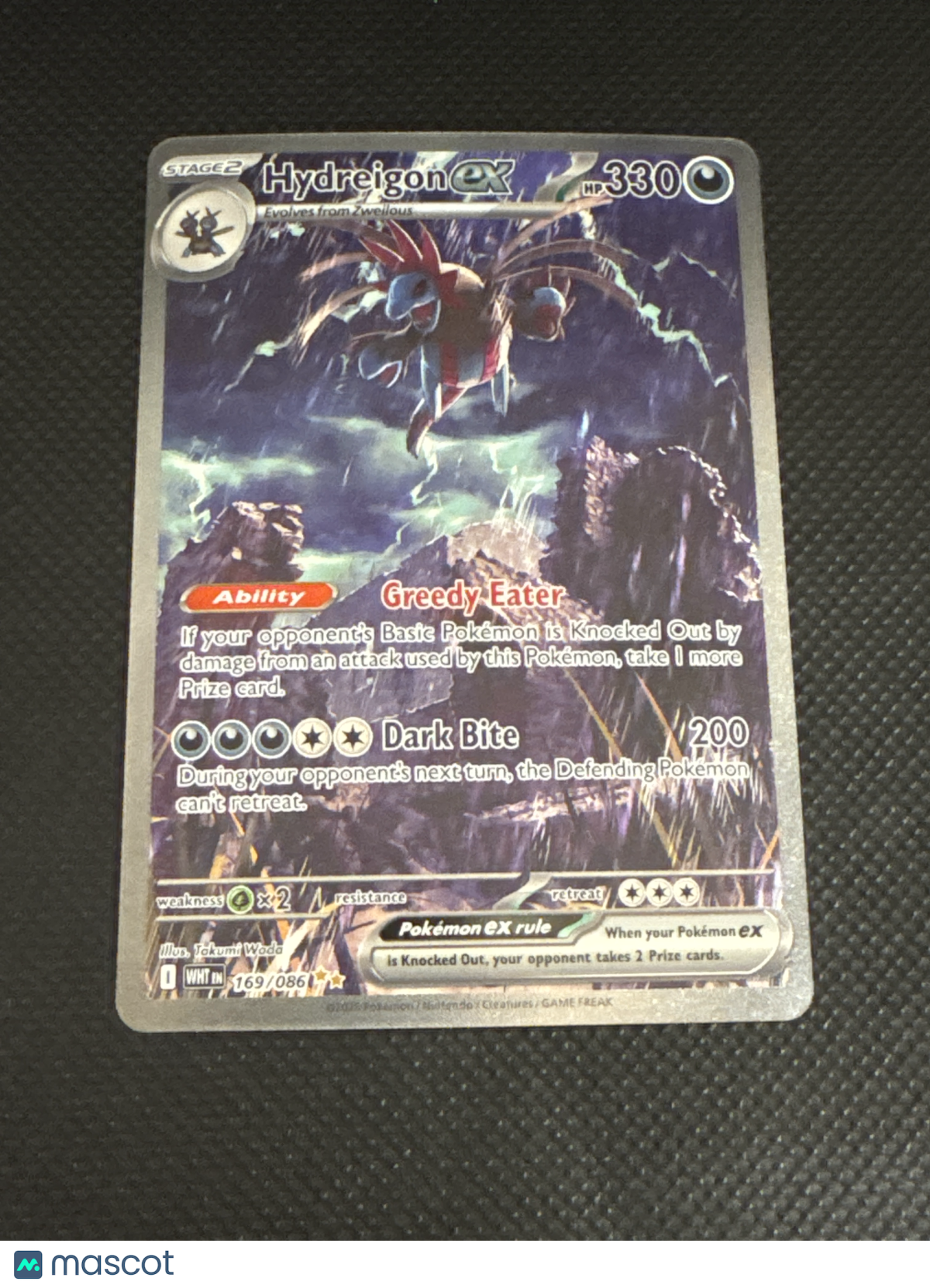 2025 Scarlet & Violet White Flare Hydreigon EX 169/086