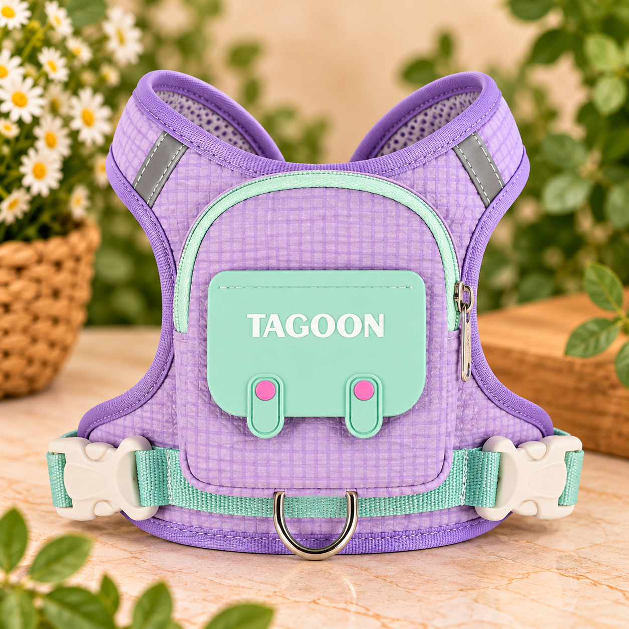 Purple Backpack Harness