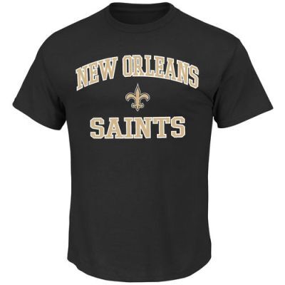New Orleans Saints Black Heart and Soul Shirt