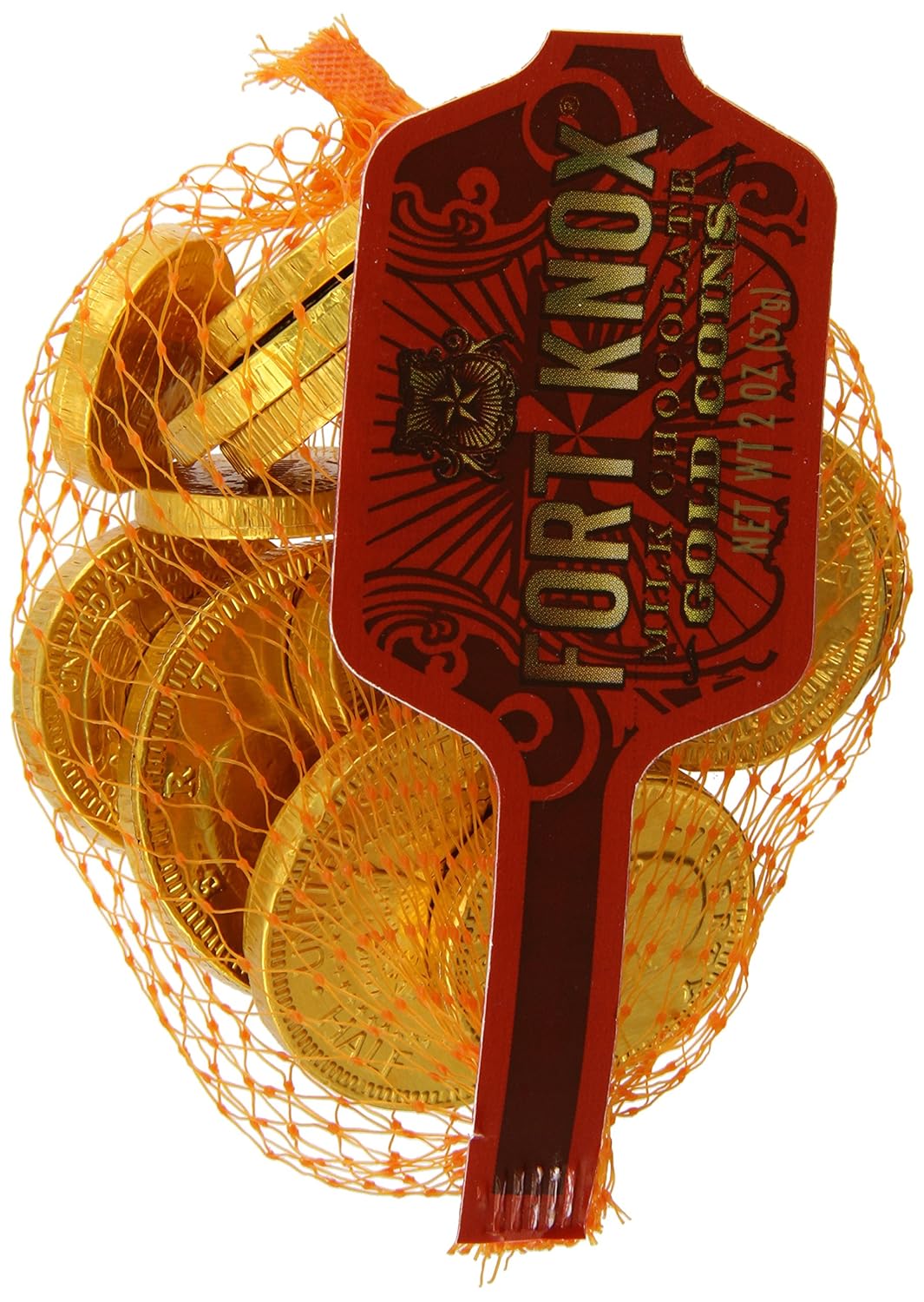 Fort Knox Gold Coin Net Chocolate 2 oz 12 ct Tray