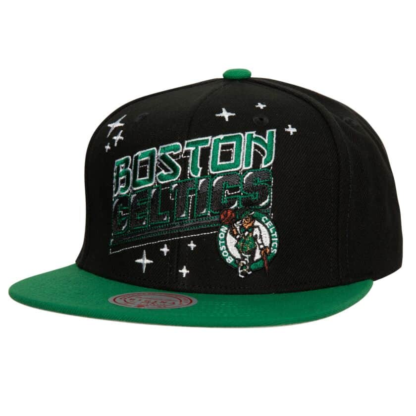 Boston Celtics Anime Mitchell and Ness Snapback Hat