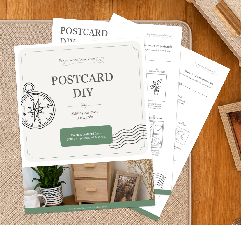 Postcard DIY Kit - Make your own postcards