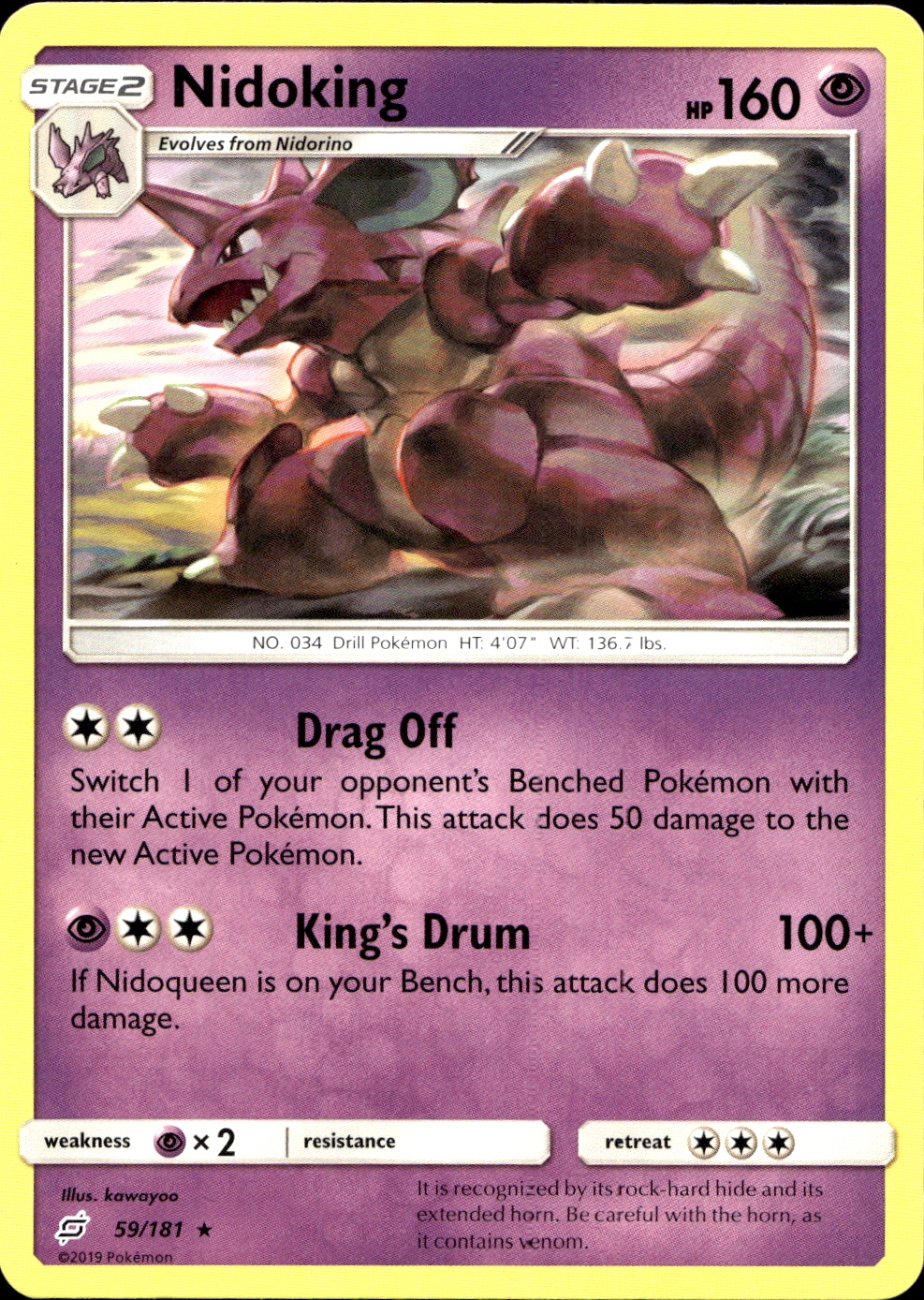 Nidoking - SM9 59