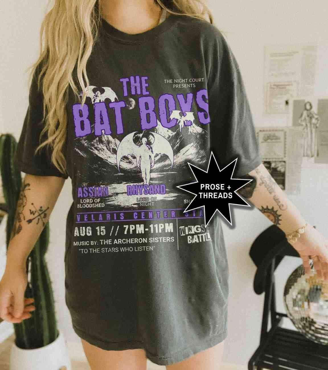 Acotar Bat Boys Shirt, M