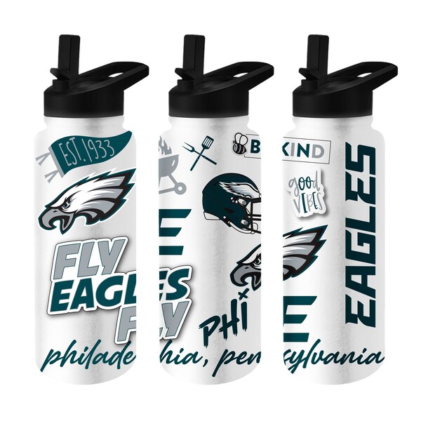 Philadelphia Eagles Native Quencher Stainless Steel Bottle 34oz