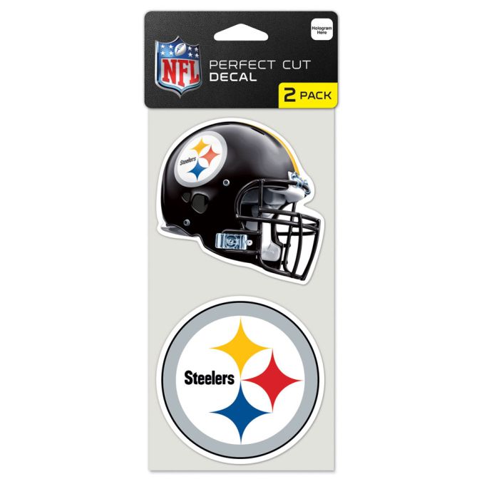 Pittsburgh Steelers Perfect Cut Decals 2 pack
