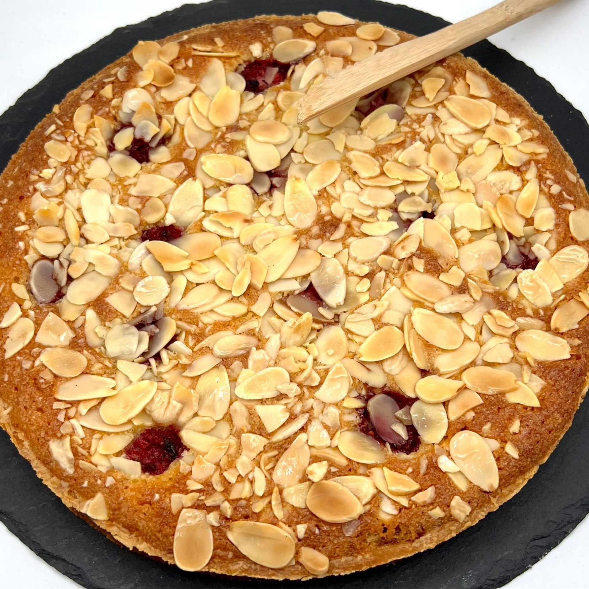 Raspberry & Almond Tart