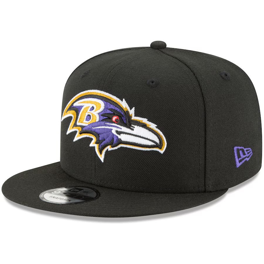 Baltimore Ravens Black New Era Snapback Hat