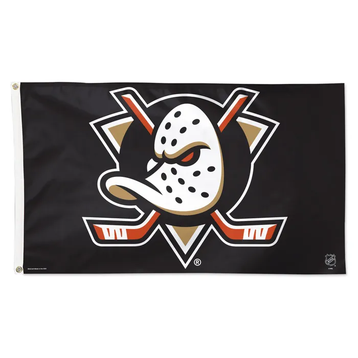 Anaheim Ducks Deluxe Black Flag 3x5'