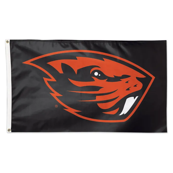 Oregon State Beavers Black Flag 3x5'