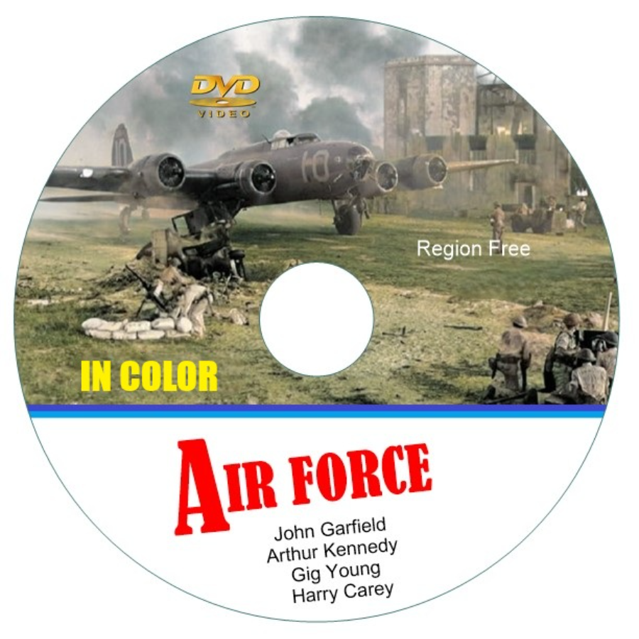 Air Force (1943) in Color DVD