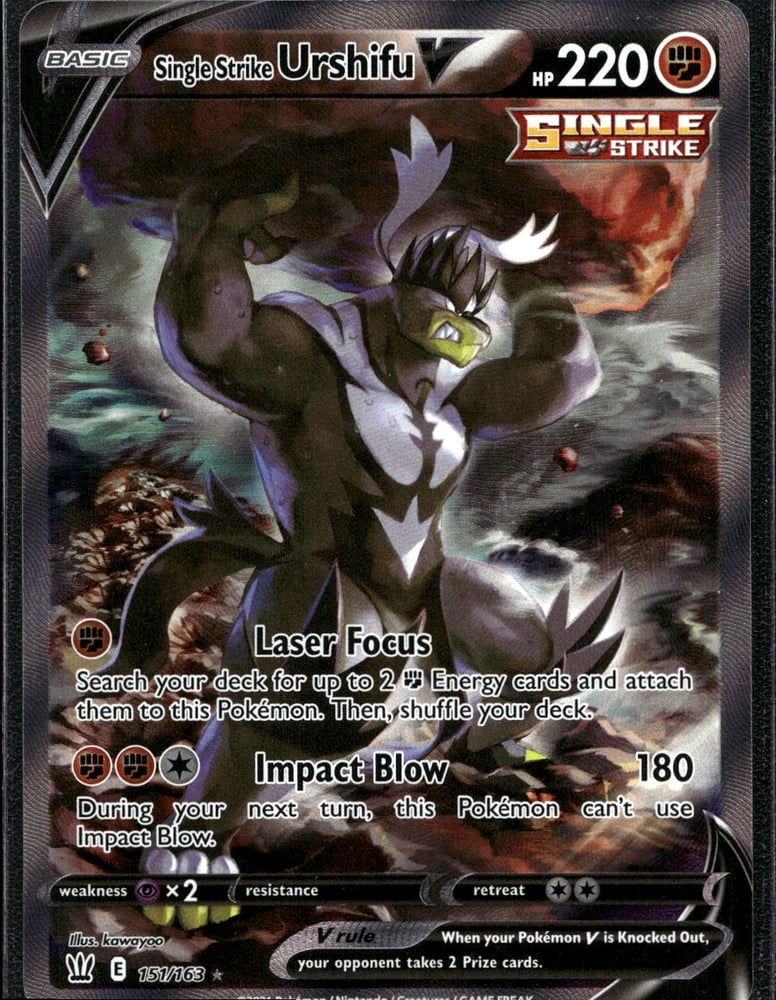 Single Strike Urshifu V - SWSH5 151/163
