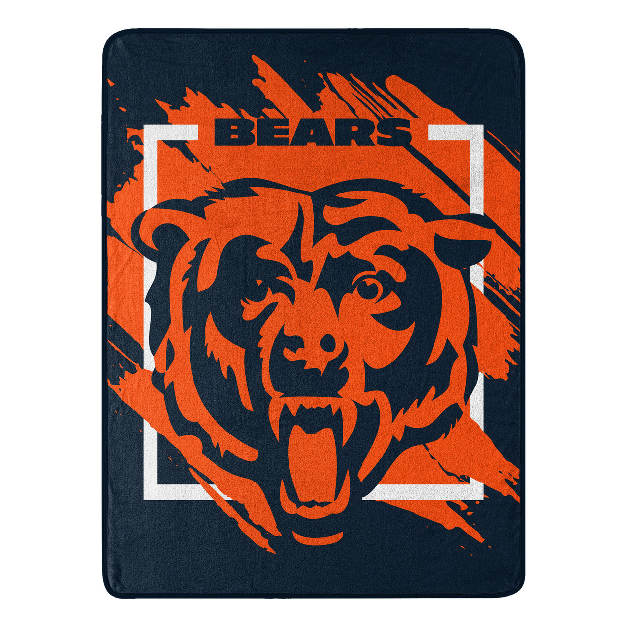 Chicago Bears Micro Raschel Dimensional Design Blanket