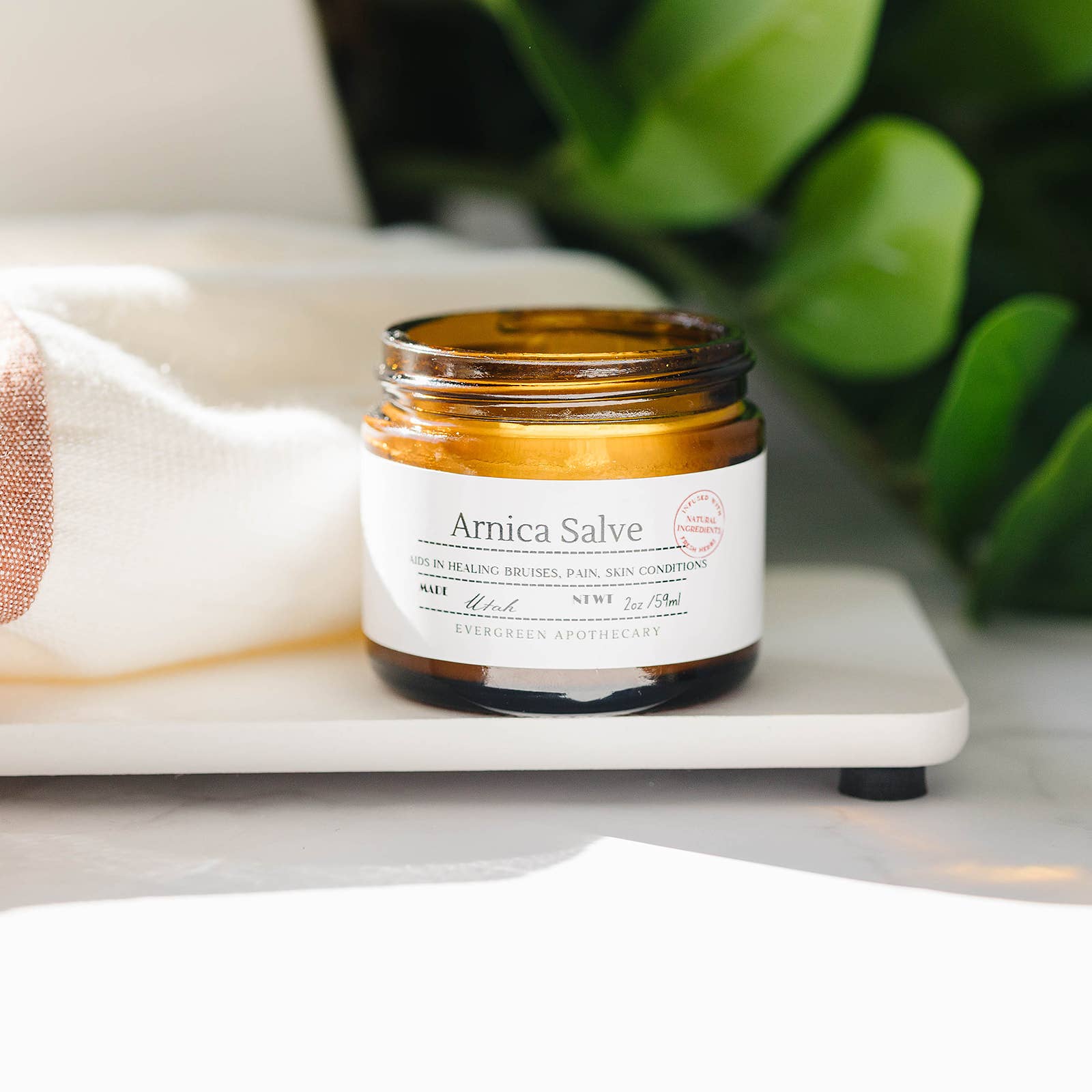 Arnica Salve - Herb Infused Glass Jar